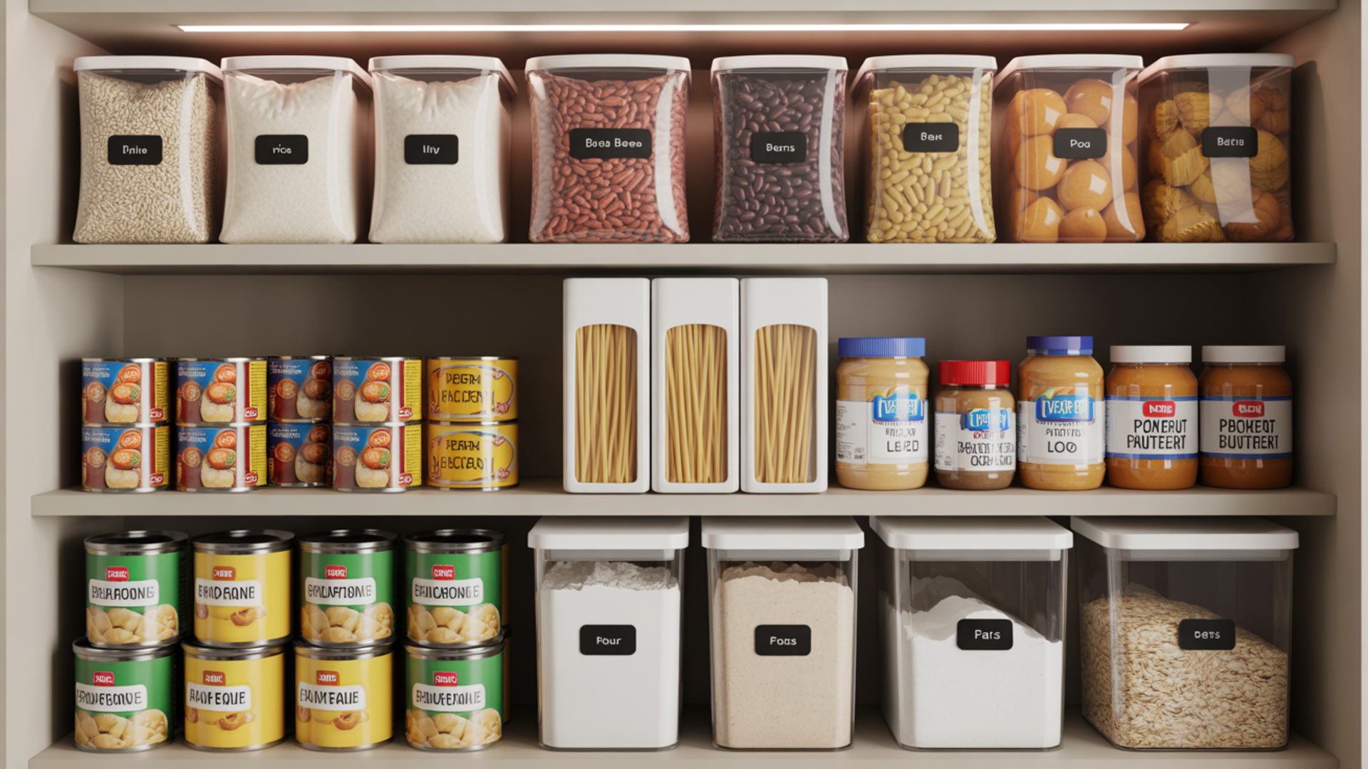 cheap prepper pantry organization apartment