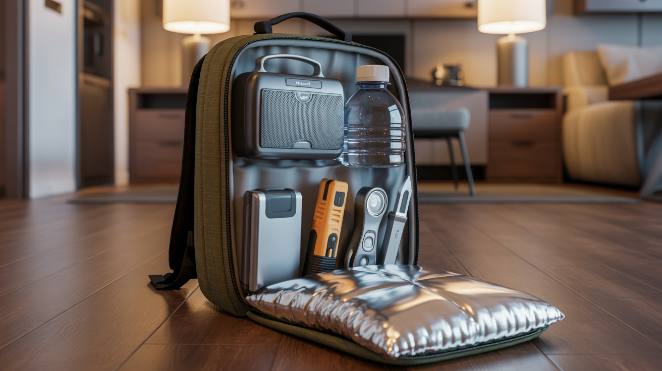 urban emergency kit apartment setup