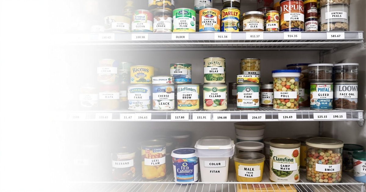 FIFO food storage rotation system with dated containers